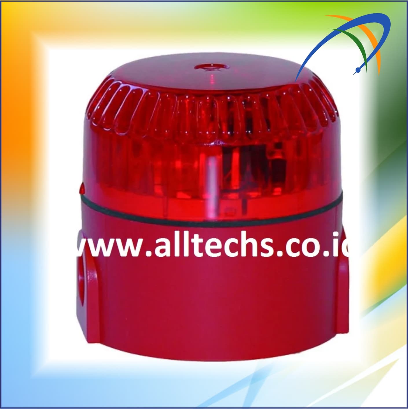 FNS-320-SRD Beacon, surface-mount, red