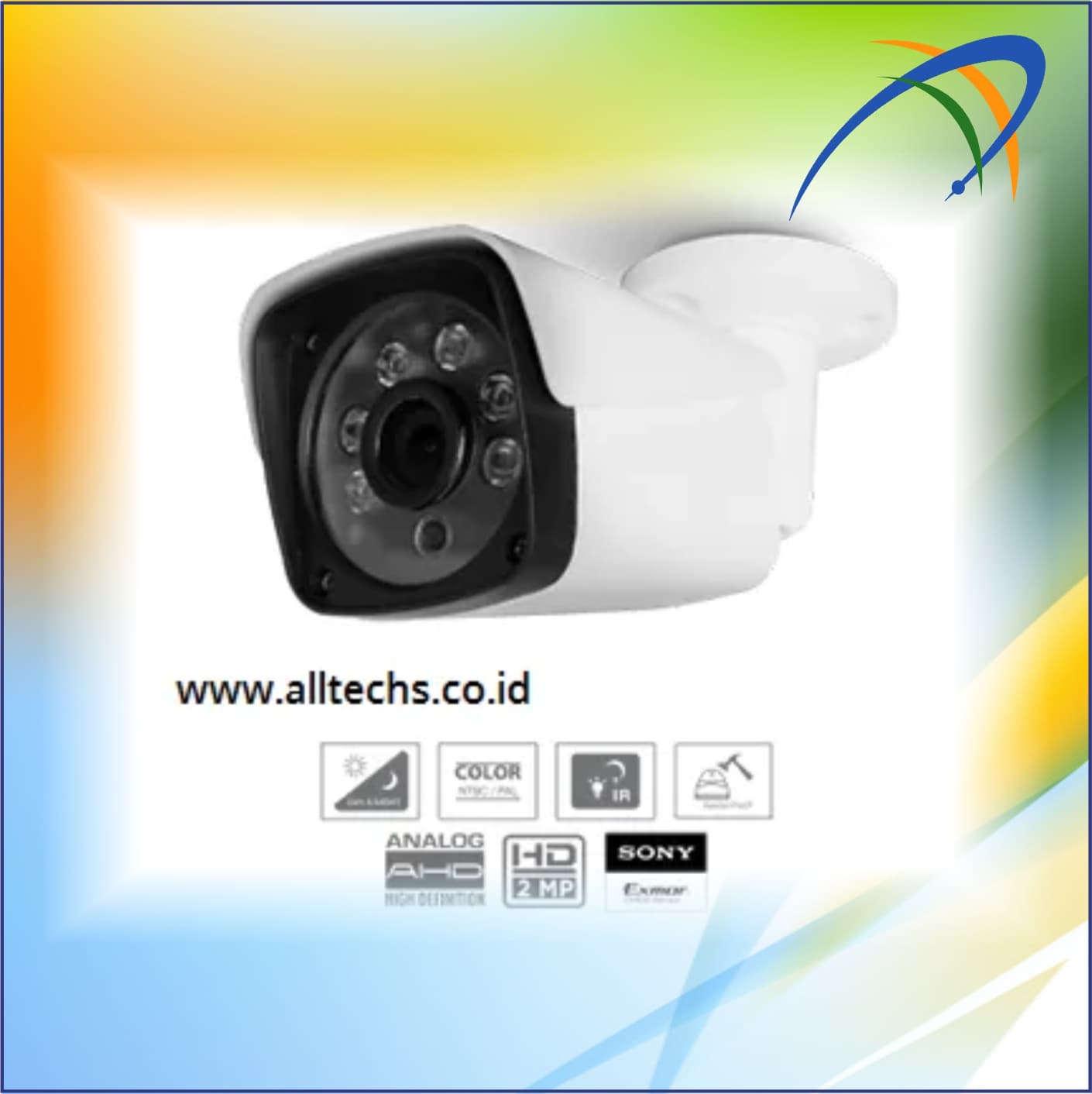 4-IN-1 CAMERA AHD 2.0 MP OUTDOOR SONY EXMOR IMX323 VANDAL IP66 GSCA-29521