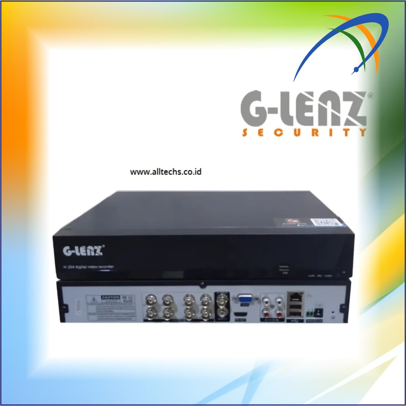 DVR GLENZ GFDS-87808 FULL HD UP TO 8MP 5IN1