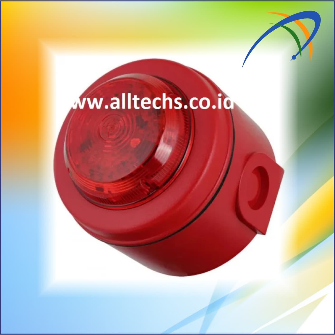 FNM-320LED-SRD SOUNDER WITH LED, SURFACE-MOUNT, RED