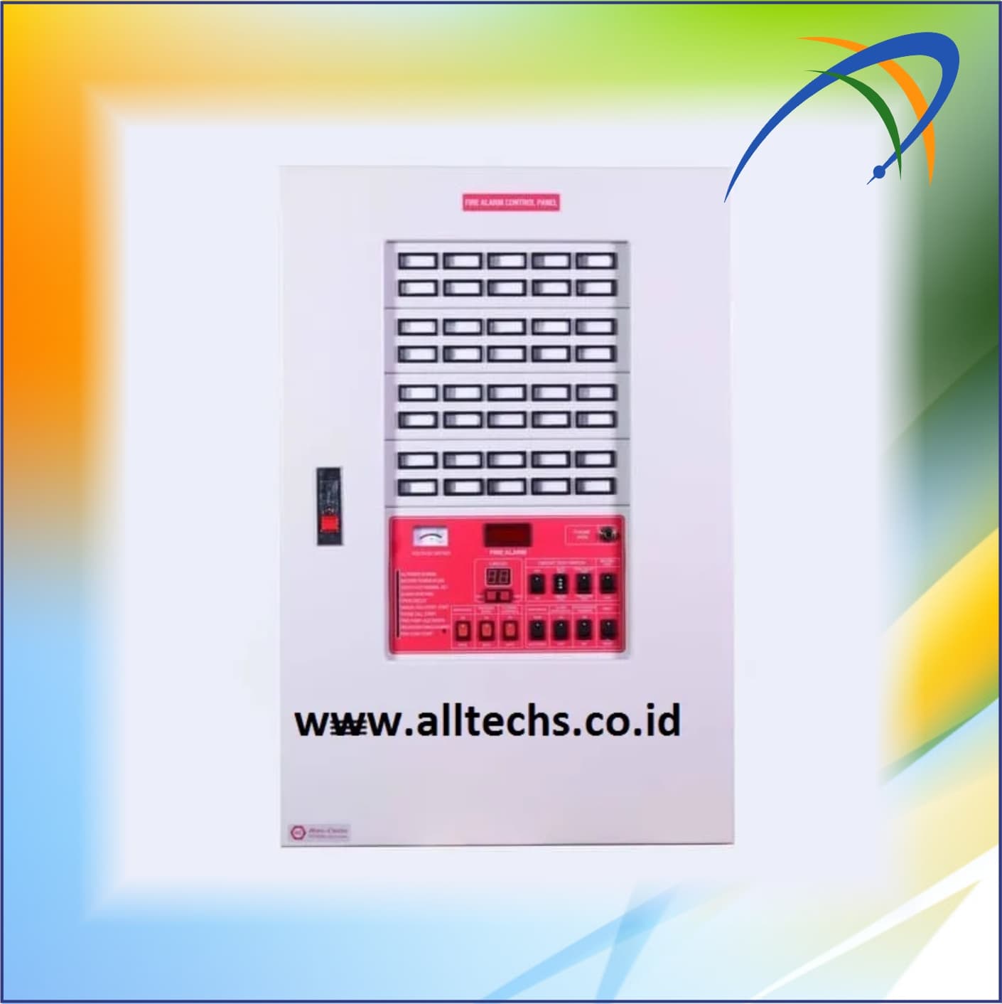 MASTER CONTROL FIRE ALARM CONTROL PANEL MCFA HONG CHANG 30ZONE. BESI