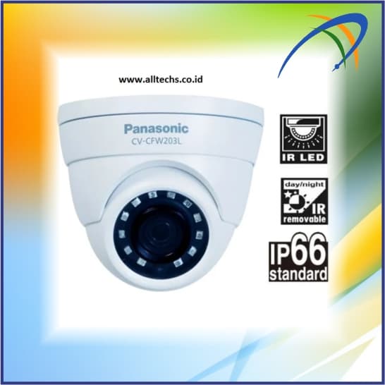 Panasonic CCTV AHD Camera CV-CFW203L CVCFW203L Kamera Analog Indoor